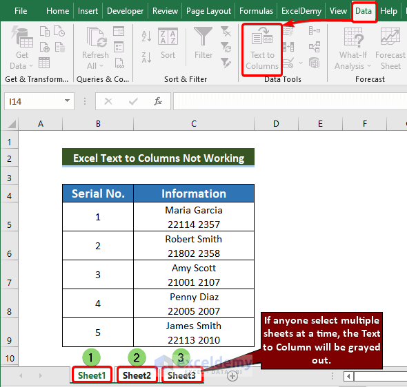 Excel Text To Columns Not Working The Solution Is Right Here