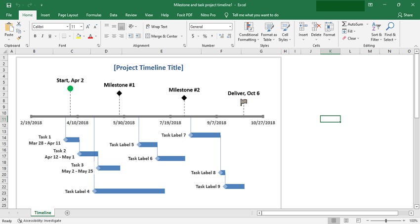 Excel Timeline Infoupdate Org