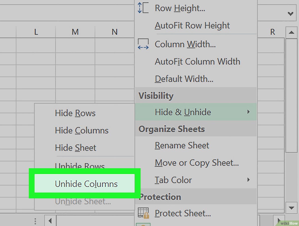 Excel Tutorial How To Unhide Top Rows In Excel 2016 Excel Dashboards Com