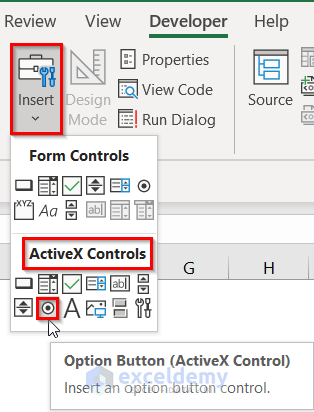 Excel Vba And Option Buttons