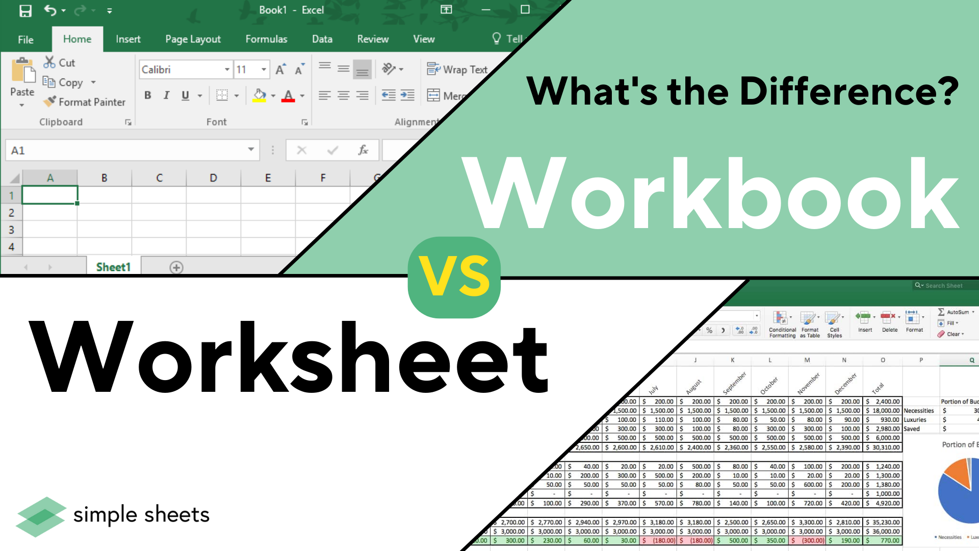 Excel Workbook Vs Worksheet What Amp 39 S The Difference