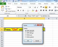 Exceltip2day Shortcut Trick And Solving Methods Fast Method Of Deleting Excel Multiple