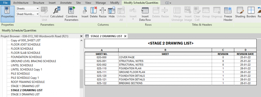 Export Revit Schedules To Excel Revitiq