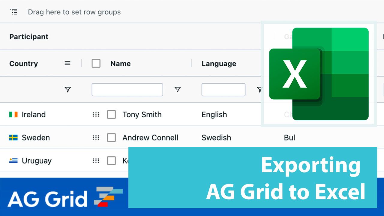 Exporting The Spreadsheet To Excel