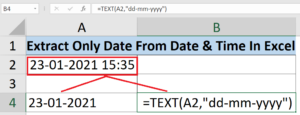 Extract Only Date From Date Time In Excel Excel Help