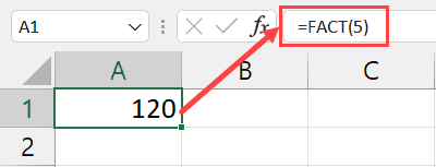 Fact Function Factorial Table Calculate Factorial Using Fact