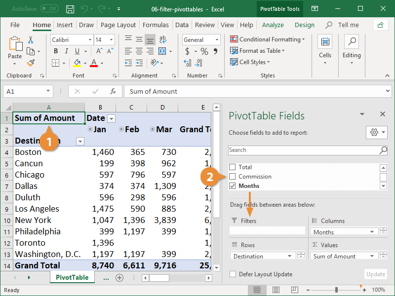 Filter Two Columns In Pivot Table Brokeasshome Com