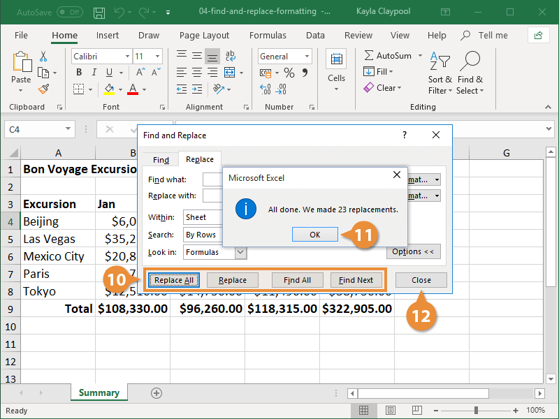 Find And Replace In Excel How To Find And Replace Data In Excel