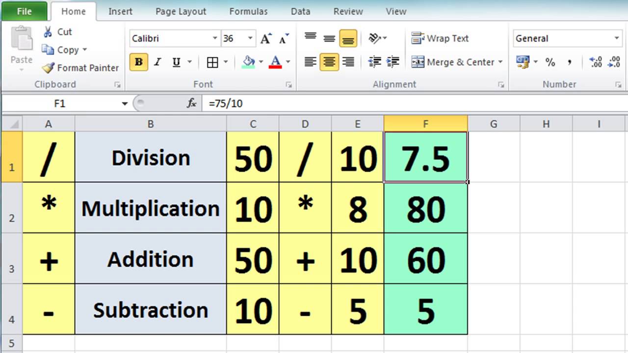 Formula In Excel 2010 Update Yourselflalapa