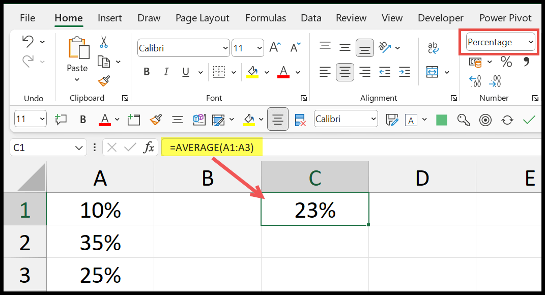 Formula To Find Average Percentage In Excel Printable Templates Free