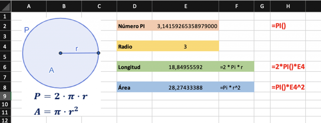 Funci N Pi En Excel Tutorial Excel