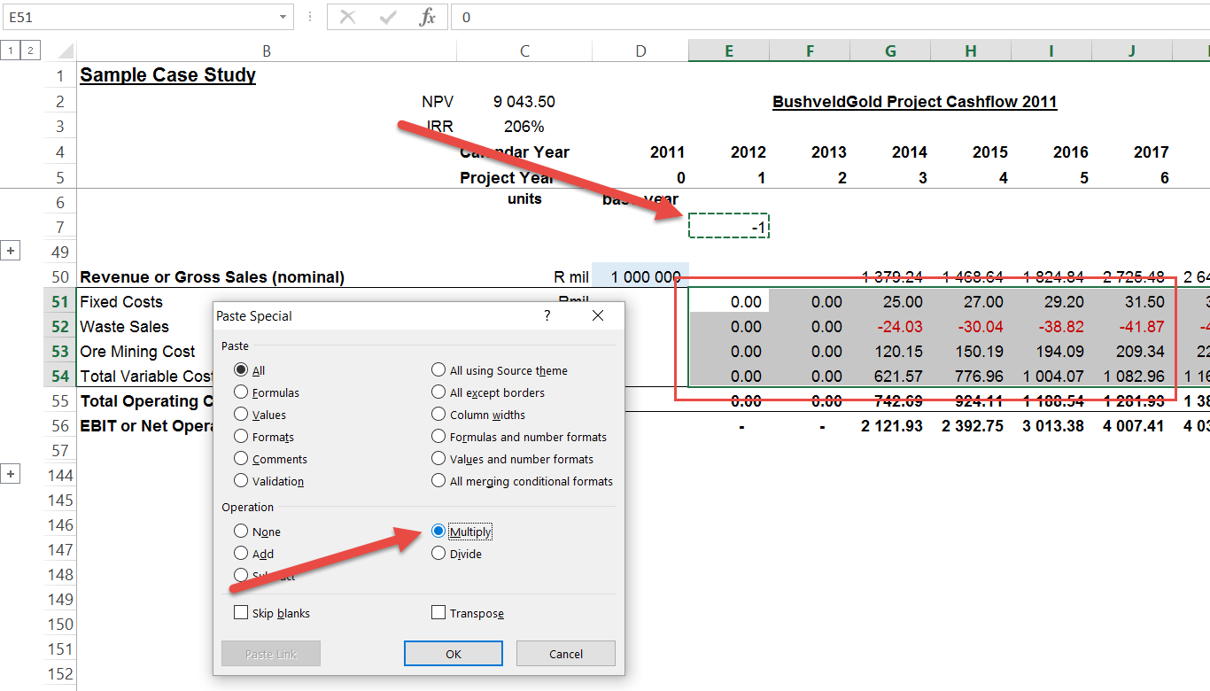 Change Negative to Positive in Excel Instantly