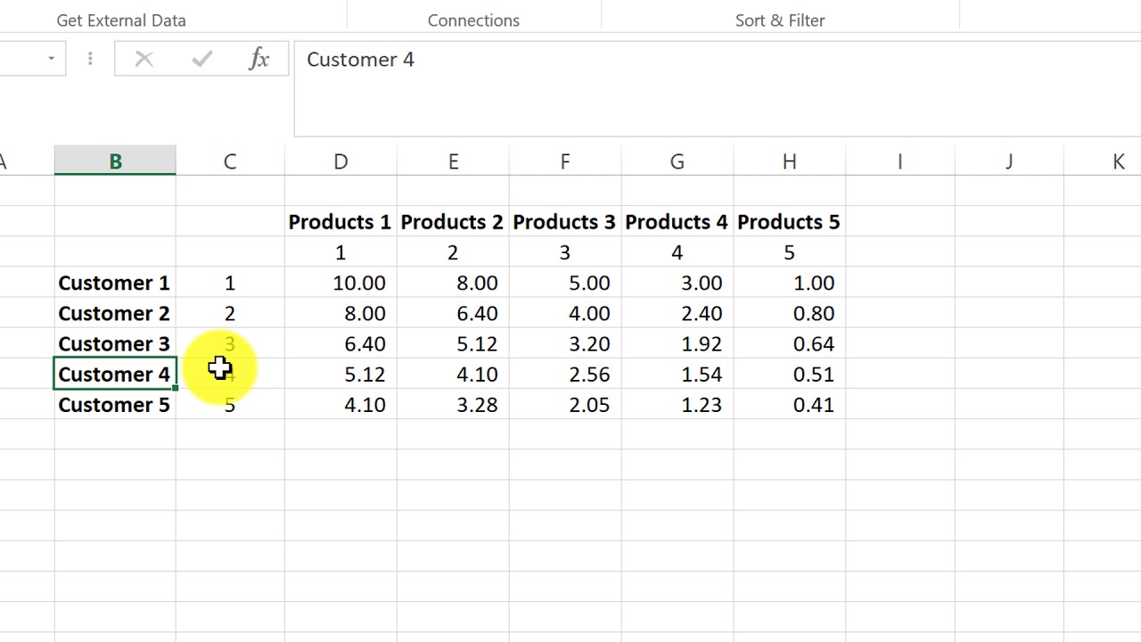 Creating a Matrix in Excel: A Quick Guide