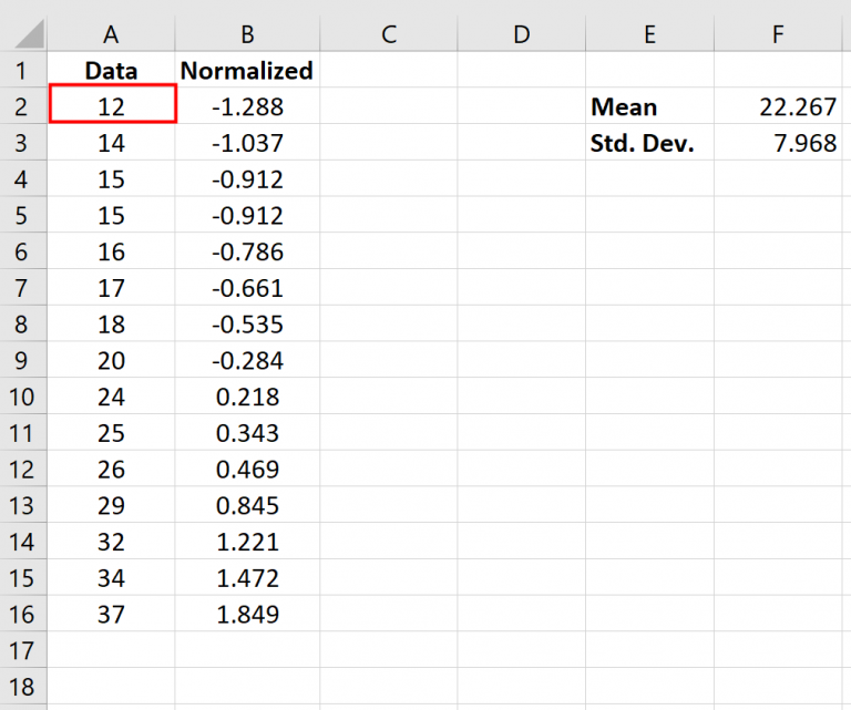 Normalize Data in Excel: Quick Guide