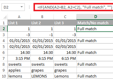 How One Can Compare Two Columns For Matches And Differences In