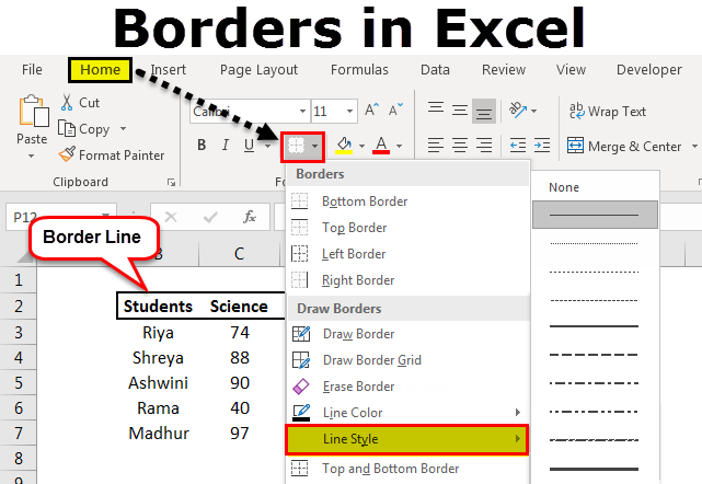 How To Add Borders In Excel With Shortcuts Pictures 2024