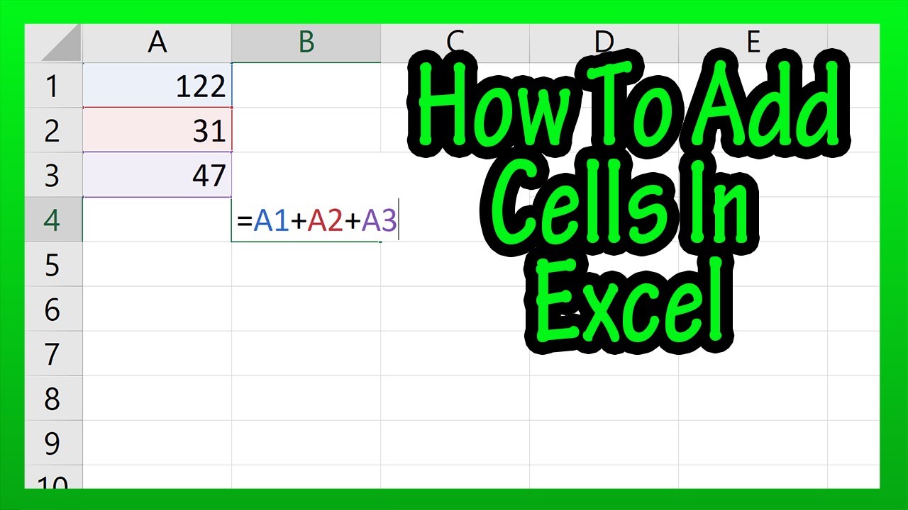 How To Add Cells In Excel Effortlessly Sum Up Your Data