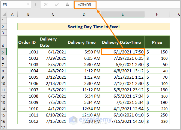 How To Add Date And Time In Excel When Printing 3 Easy Ways