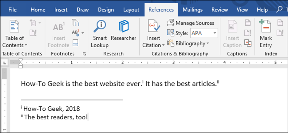 How To Add Footnotes In Word Customguide