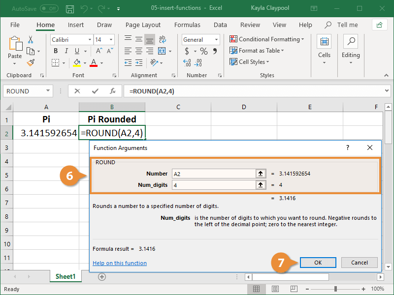 How To Add Insert Function In Excel You Also Can Add A Description Of