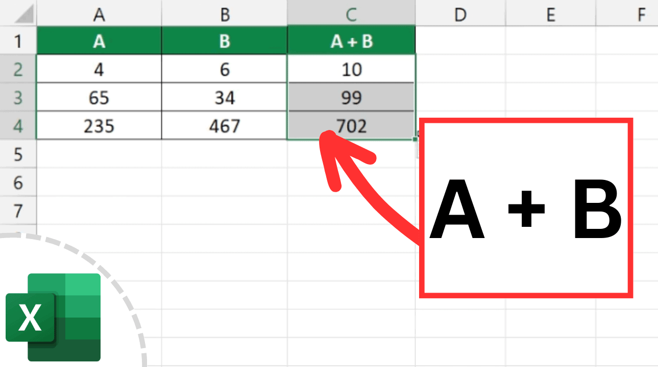 How To Add Numbers In Excel Basic Way Youtube