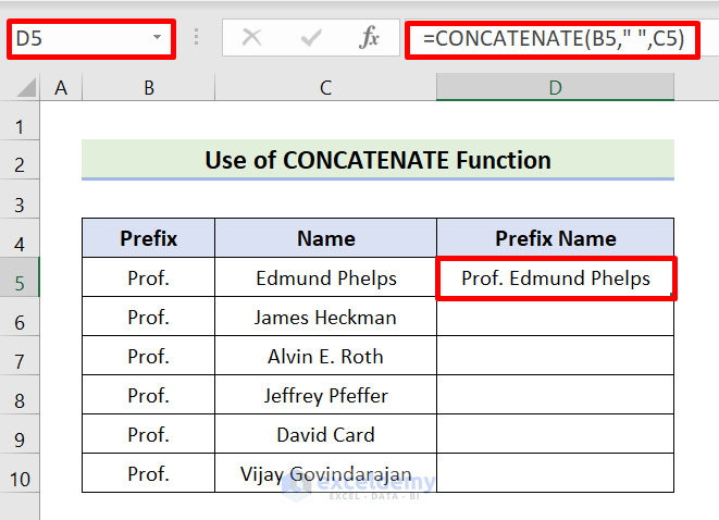 How To Add Prefix To Entire Column In Excel 4 Simple Methods