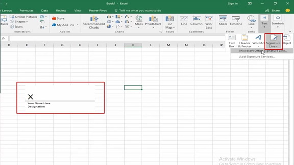 How To Add Signature In Excel 3 Quick Ways Exceldemy