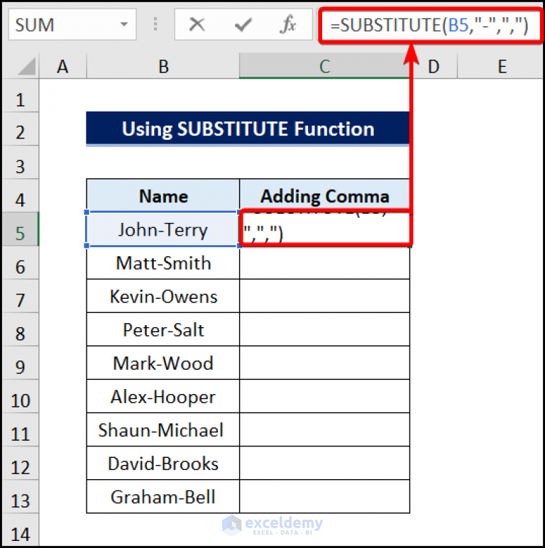 How To Add Single Quotes And Comma In An Excel Formula