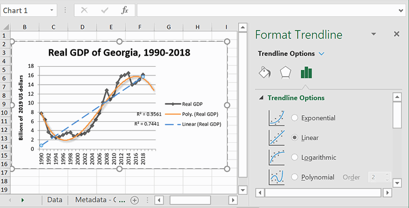 How To Add Trend Line In Excel