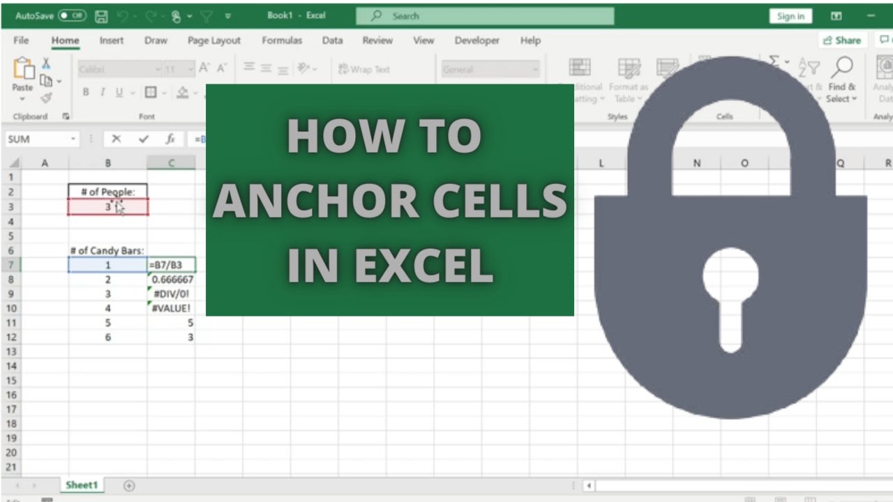 Anchor Excel Cells Easily: Ultimate Guide