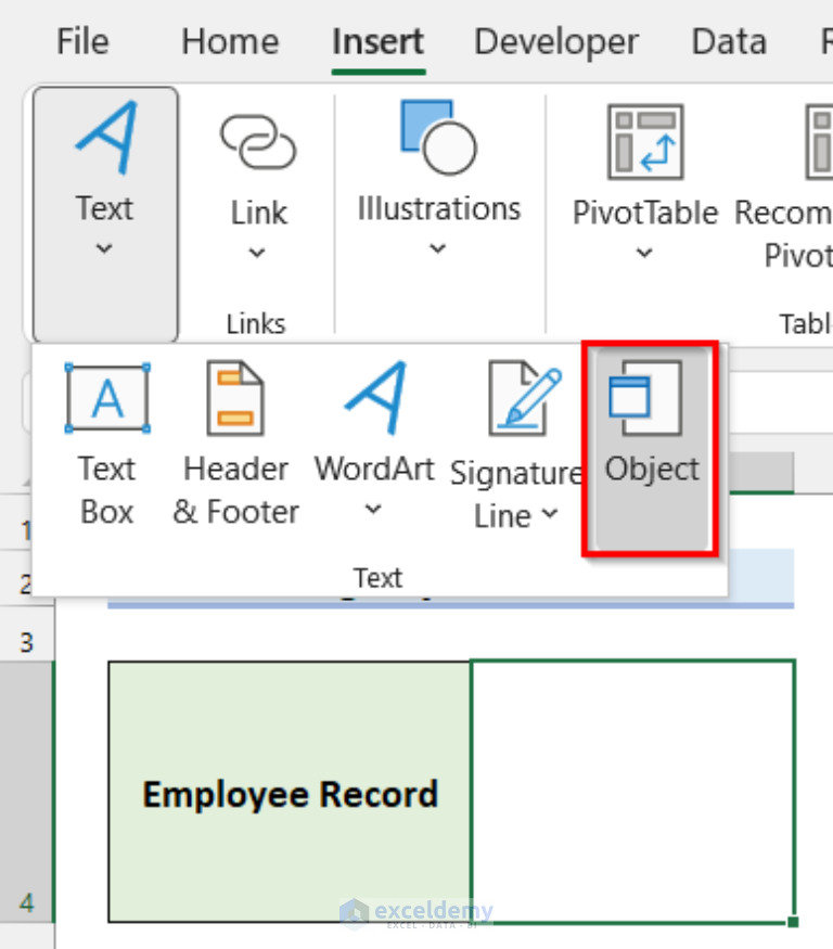 How To Attach Pdf File In Excel 3 Easy Ways Exceldemy