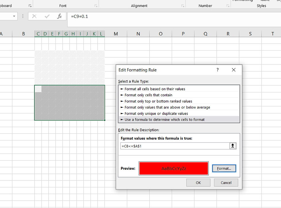 How To Block Out Cells Excel Tutorial Youtube