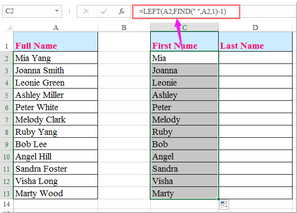 5 Ways to Split First and Last Names in Excel