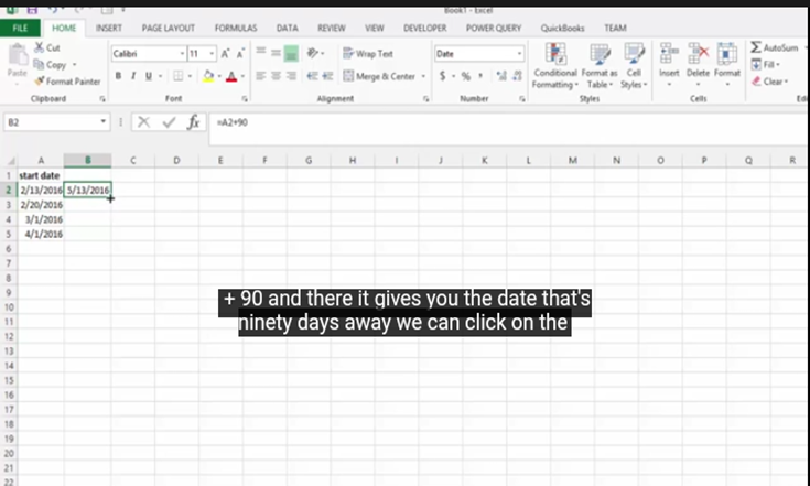 How To Calculate 90 Days Out In Excel Pelajaran