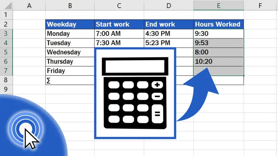 How To Calculate Hours And Minutes In Excel 7 Handy Ways Exceldemy