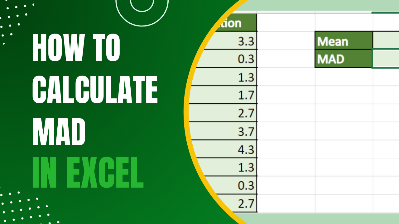 How To Calculate Mad In Excel Via Forcast Outlet Emergencydentistry Com