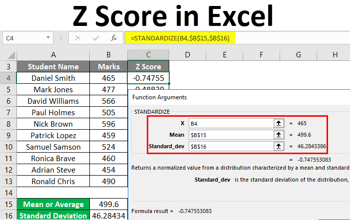 How To Calculate Probability From Z Score In Excel With Quick Steps