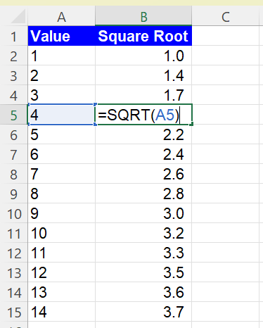 How To Calculate Square Root In Excel Easy 2 Step Guide Liveflow