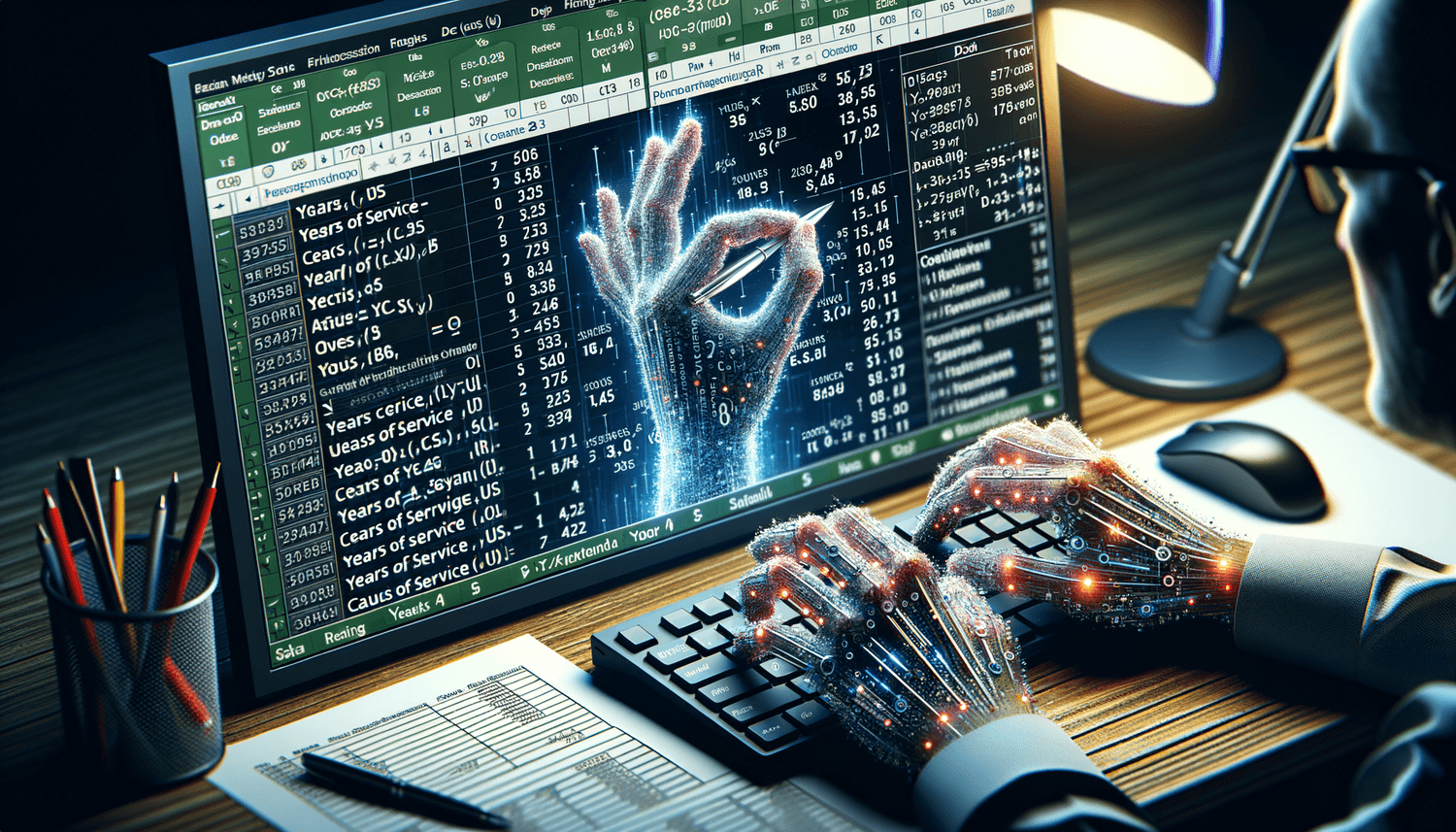 How To Calculate Years Of Service In Excel Dawsonecburns