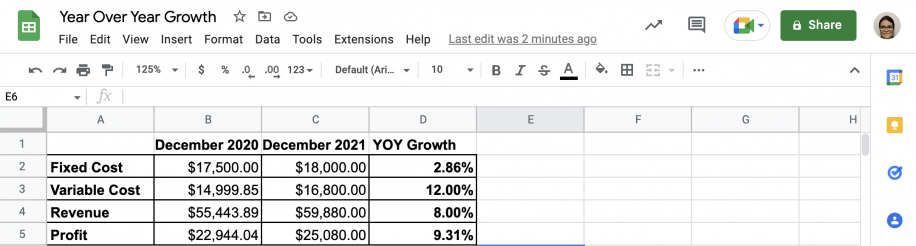 How To Calculate Yoy Growth In Excel Pivot Table