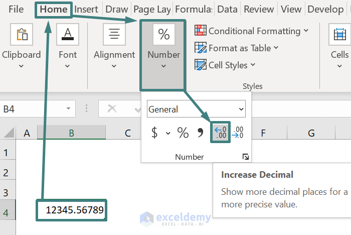 How To Change Decimal Places In Excel Graph 3 Methods