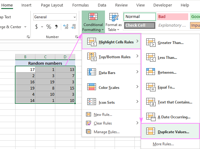 How To Color Duplicate Values Or Duplicate Rows In Excel