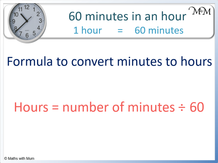 How To Convert Minutes To Hours Explained Formula To Convert Minutes To Hours Youtube