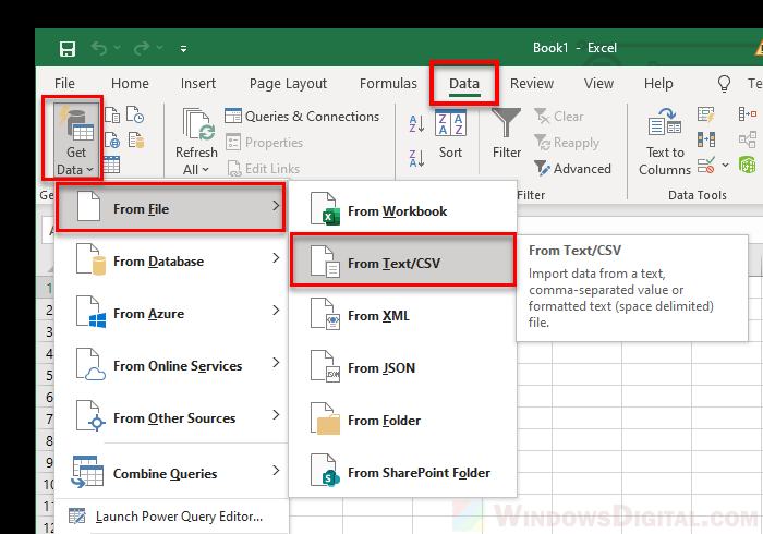 How To Convert Text Csv Files To Excel 2 Easy Methods