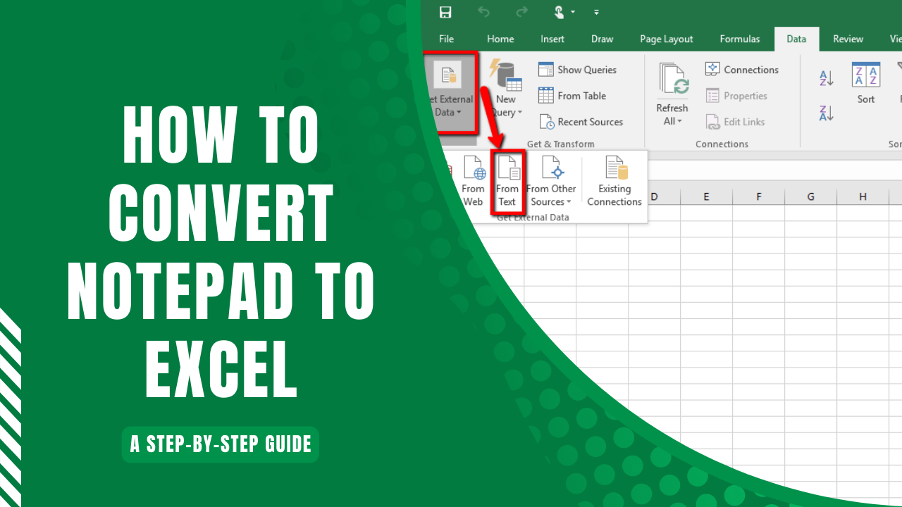 5 Simple Ways to Convert Text Doc to Excel