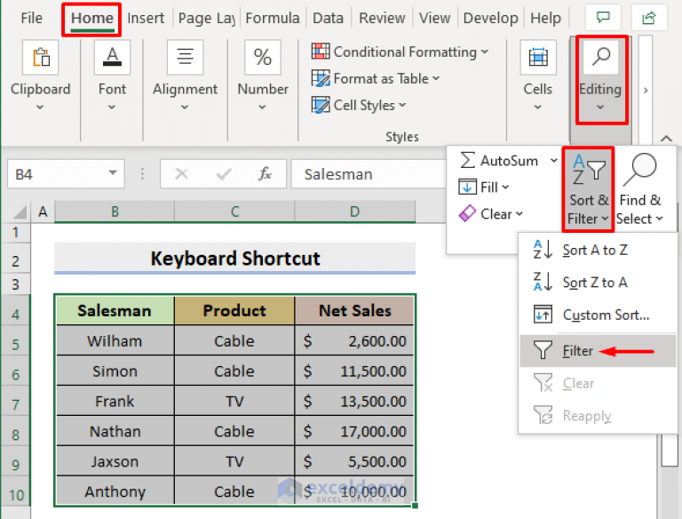 How To Copy And Paste In Excel When Filter Is On 5 Methods