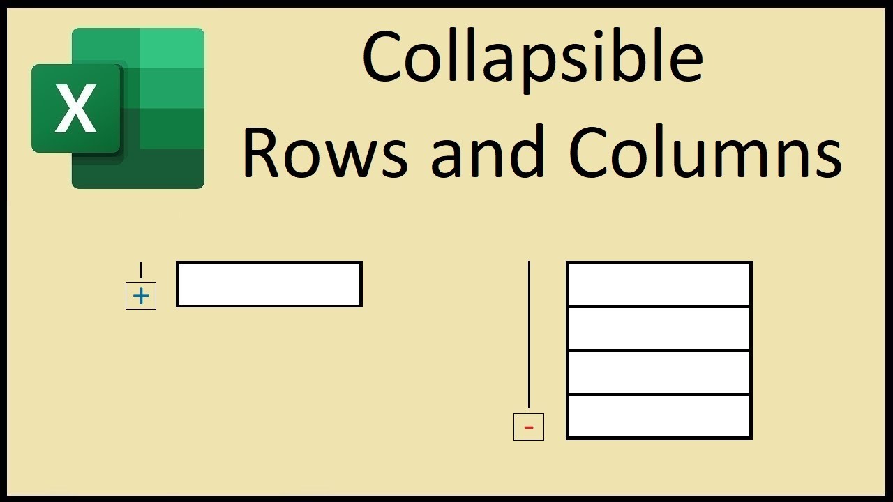 How To Create A Collapsible Row In Excel