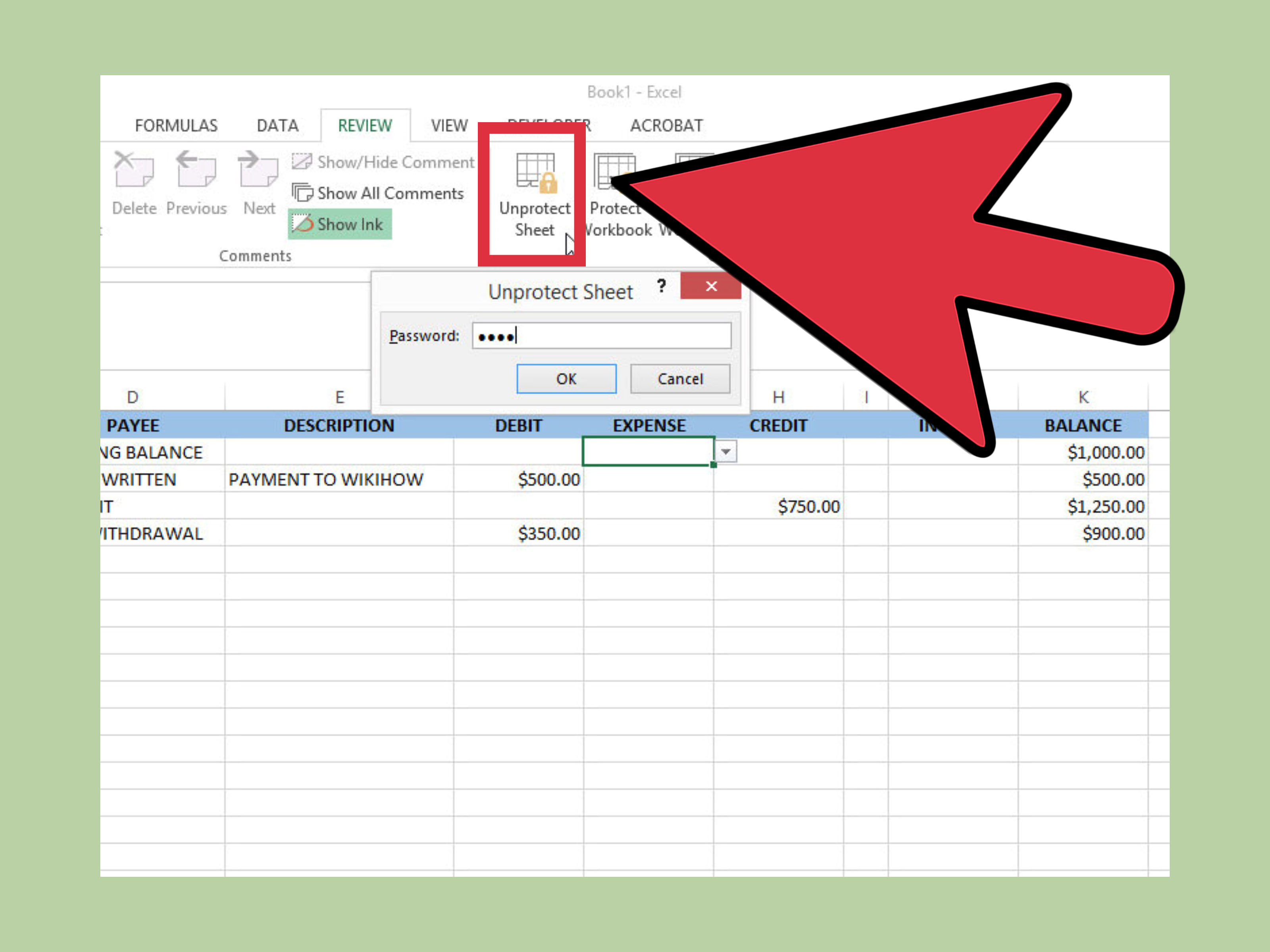 How To Create A Excel Template