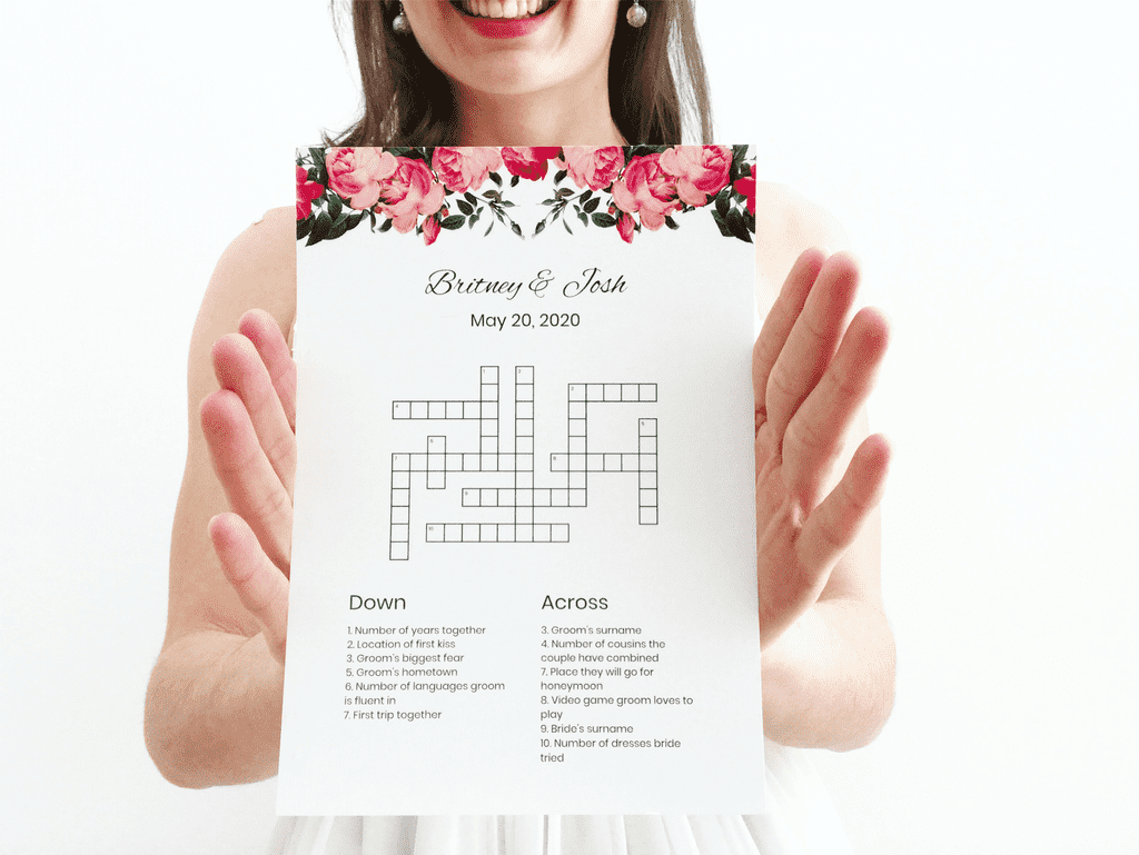 How To Create A Wedding Crossword The Ultimate Guide Perfect