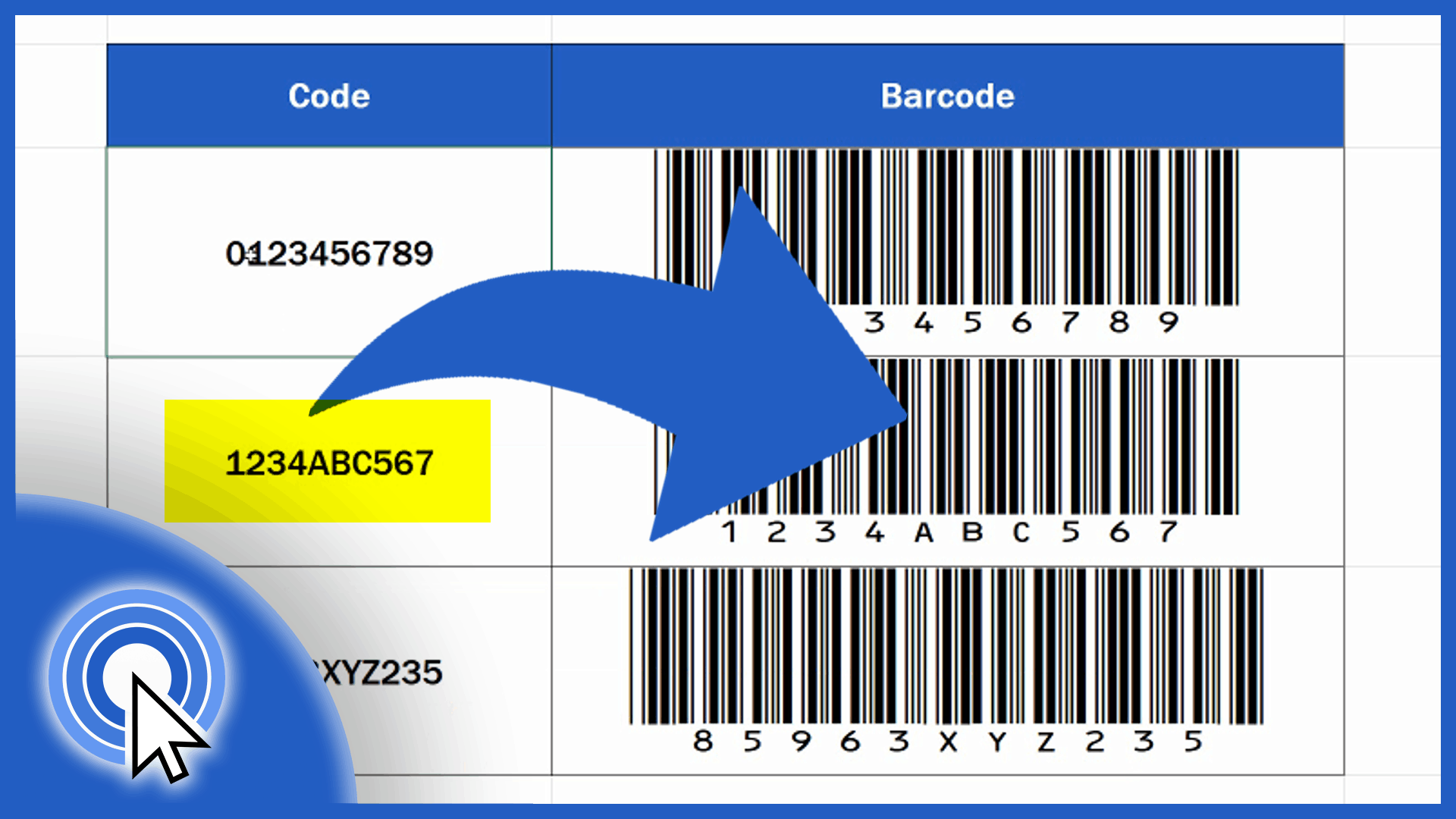 How To Create Barcode In Excel By Simple Way Youtube